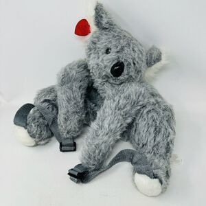The Reinhart Collection Plush Koala Backpack Animal Book Bag Tag‎ RARE EUC